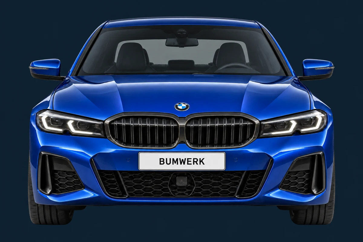 Иллюстрация BMW, вид спереди