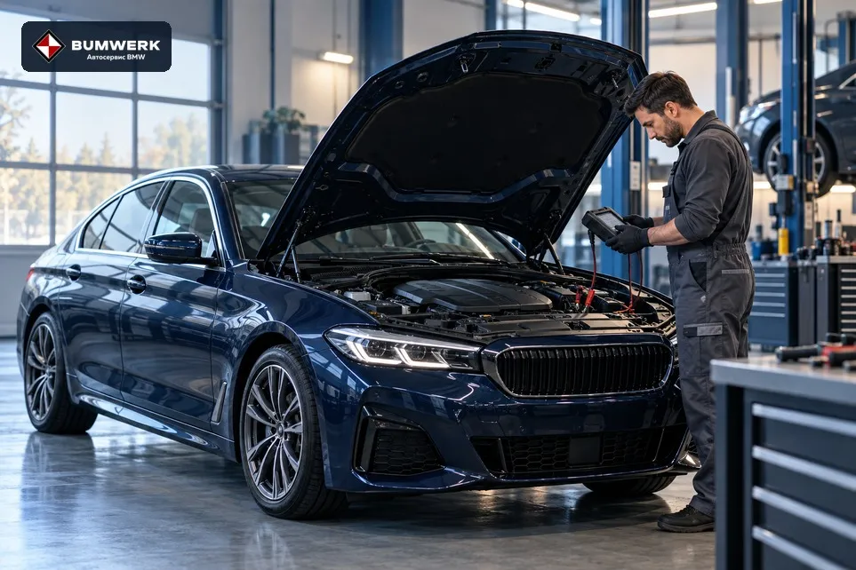 Загорелась лампа аккумулятора BMW: что делать, если предупреждение появилось в пути