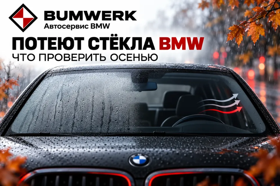 Потеют стёкла BMW: что проверить осенью