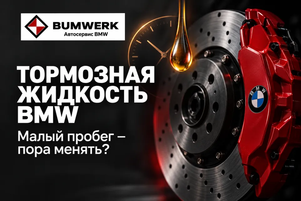 Тормозная жидкость BMW и срок её замены при небольшом пробеге
