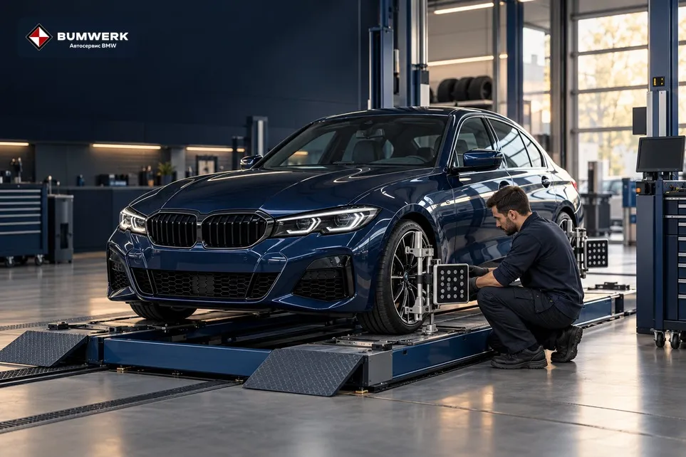 BMW тянет в сторону при движении прямо: что проверить