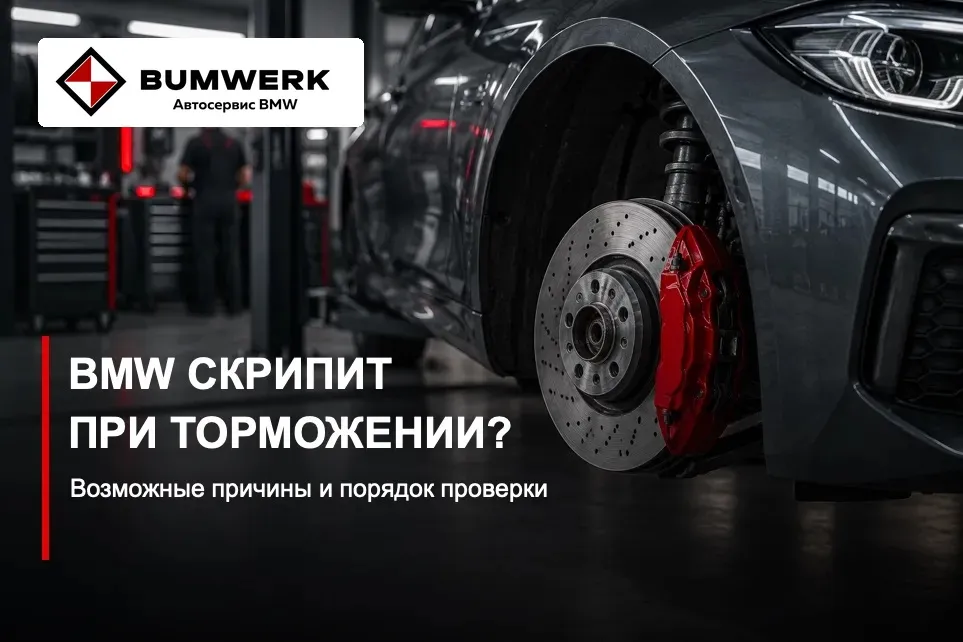 BMW скрипит при торможении на малой скорости: причины и проверка
