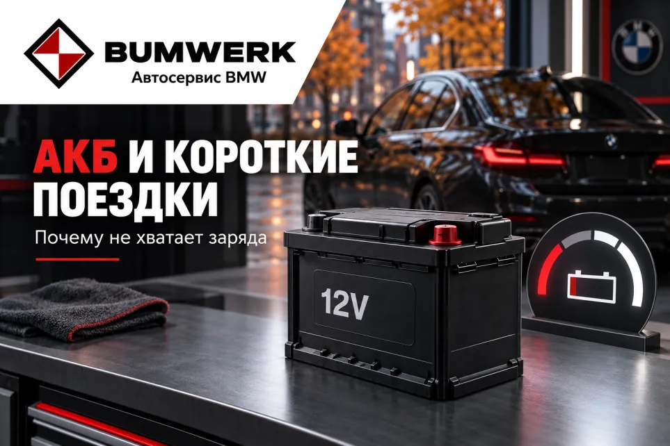 BMW разряжает аккумулятор при коротких поездках: зарядить или менять?