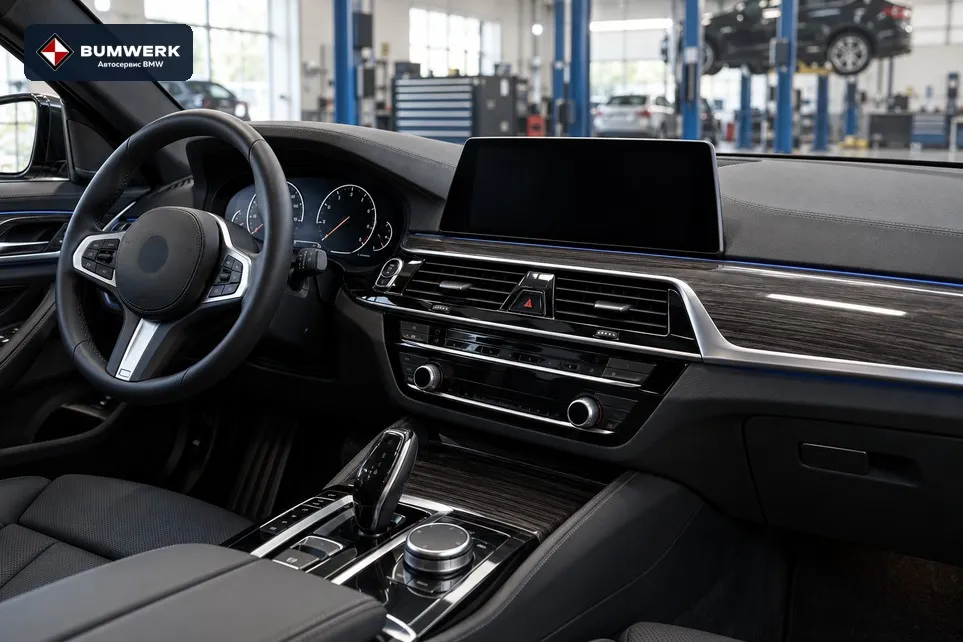 Не работает экран BMW iDrive: что проверить при чёрном дисплее
