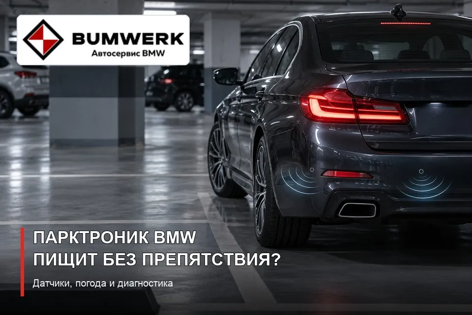 Парктроник BMW пищит без препятствия: причины и проверка