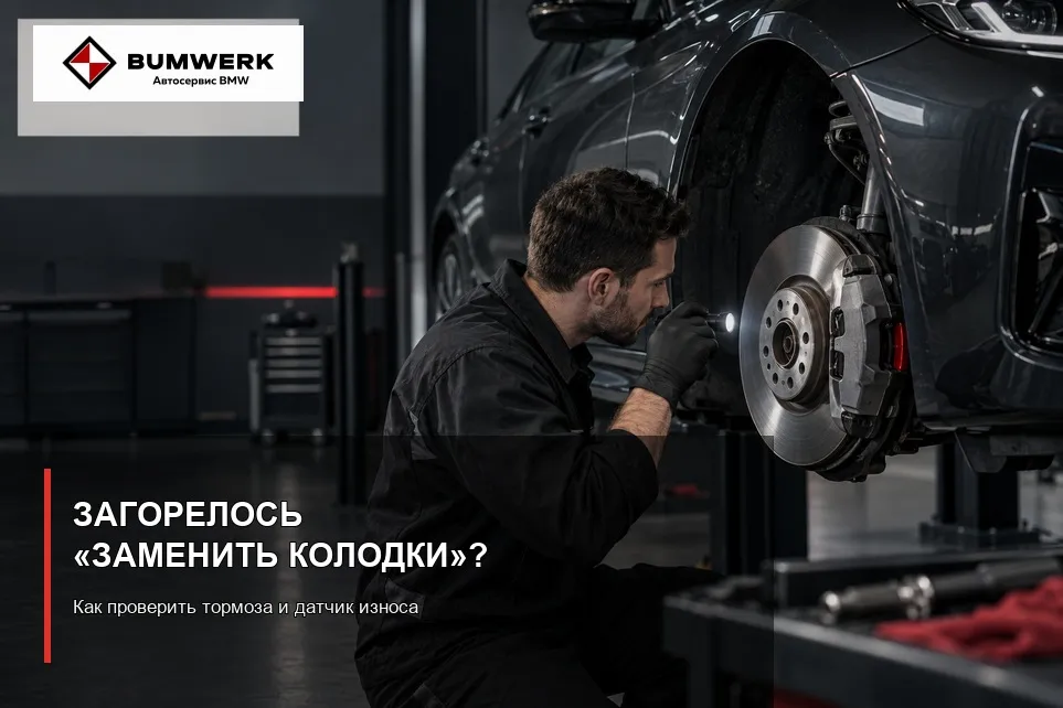 BMW просит заменить тормозные колодки: что проверить