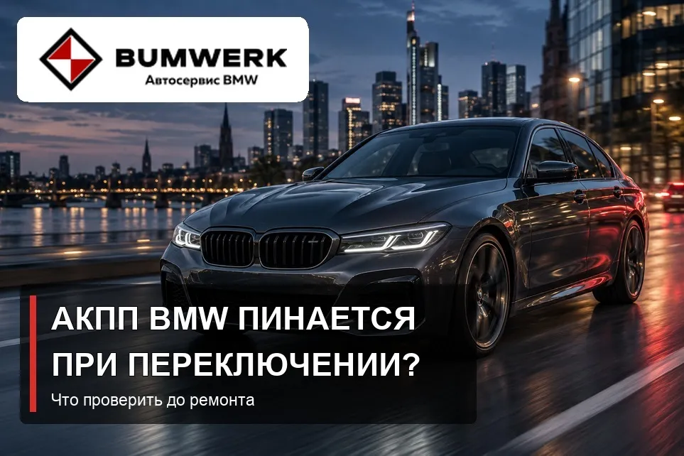 BMW АКПП пинается при переключении: причины и диагностика
