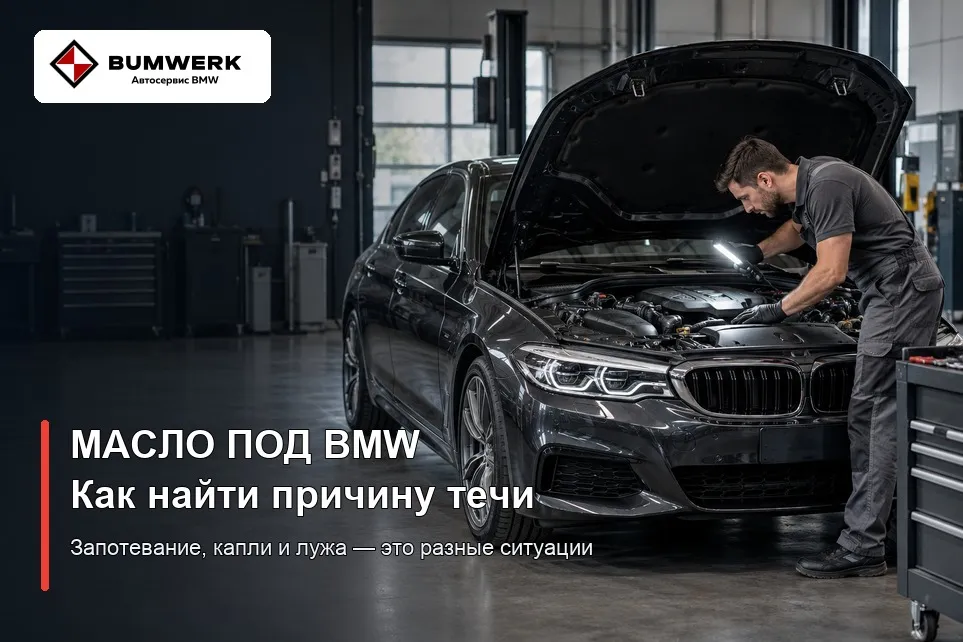 Диагностика моторного отсека BMW