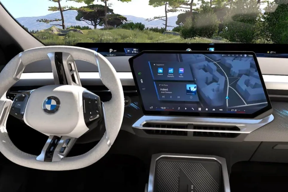 BMW iX3 2026 получил опцию с белым рулём