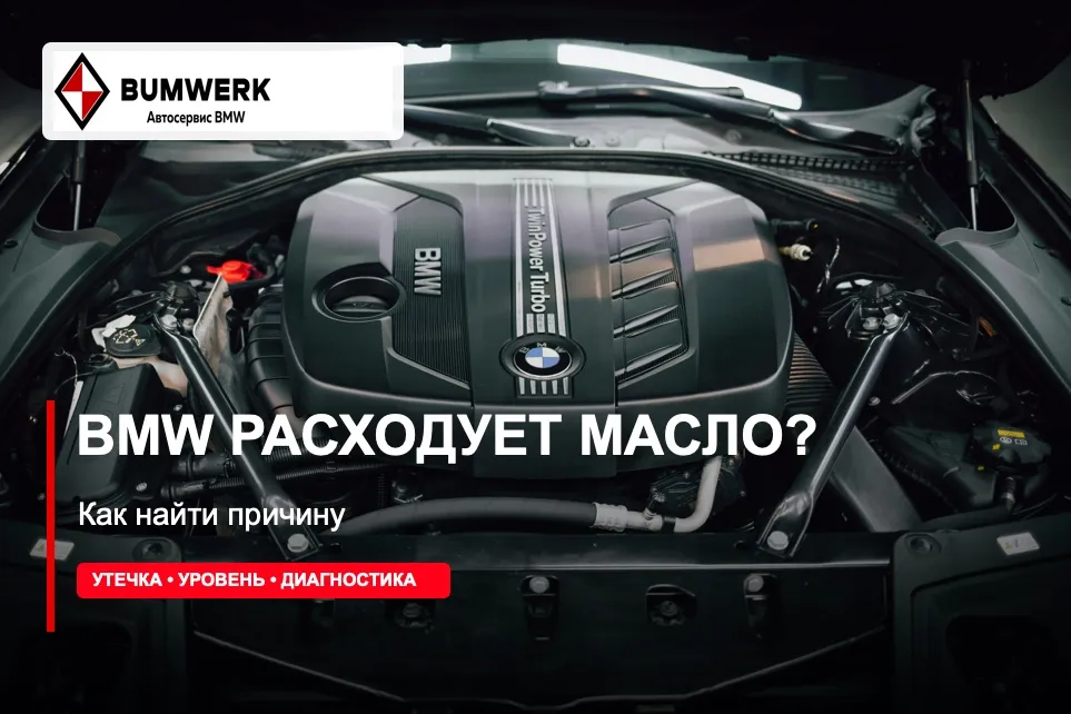 Двигатель BMW — материал о проверке расхода моторного масла