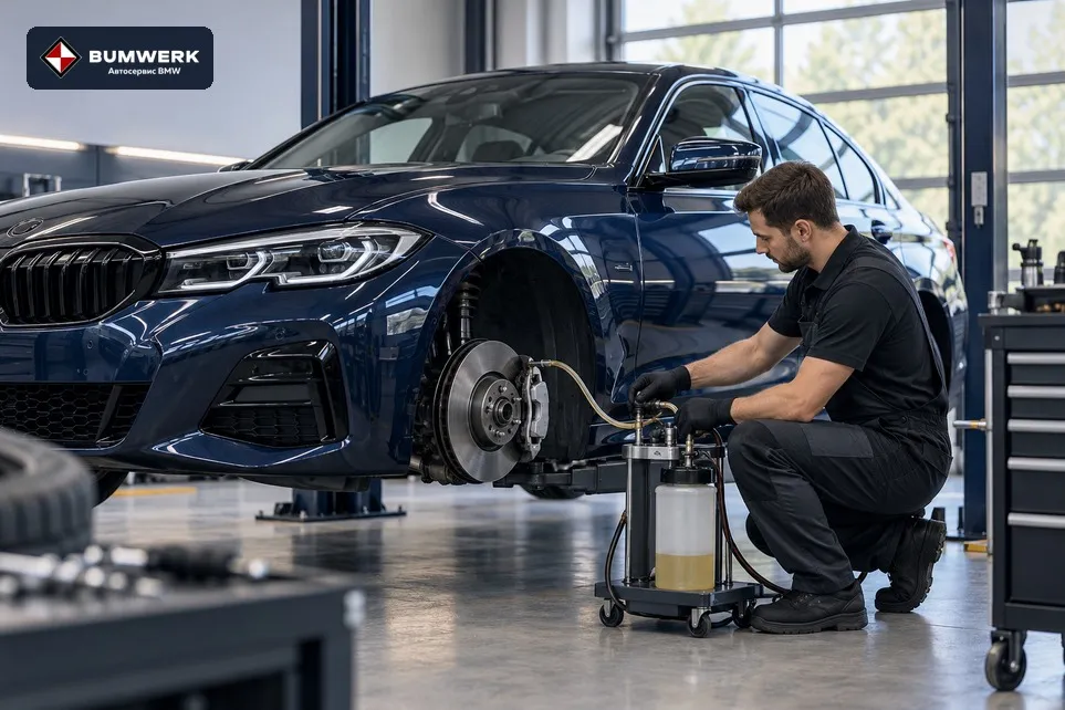 Когда менять тормозную жидкость BMW: проверка срока и обслуживание