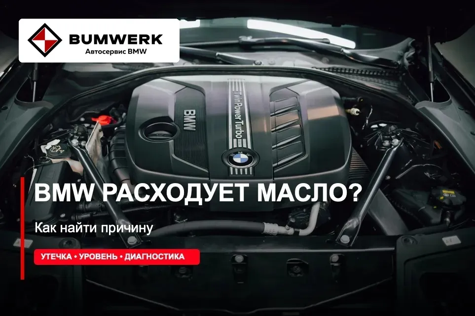 Двигатель BMW — материал о проверке расхода моторного масла