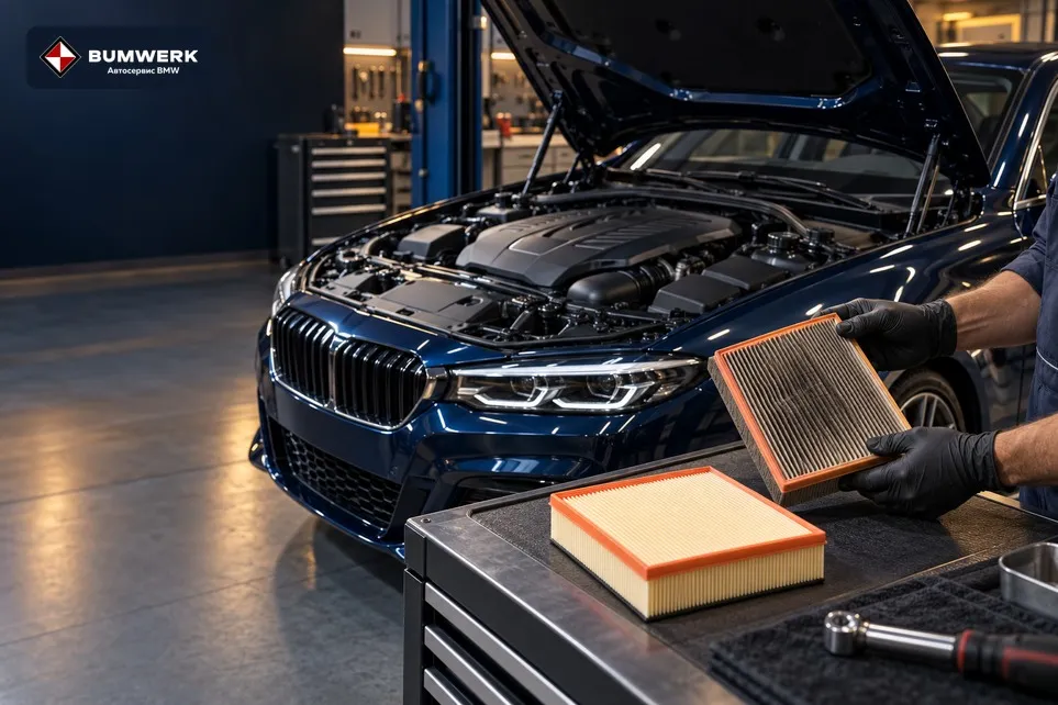 Воздушный фильтр BMW: когда менять и как проверить