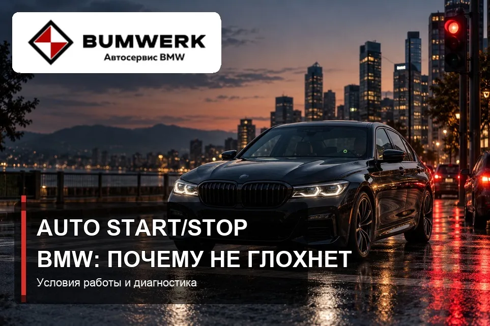 BMW Auto Start-Stop не работает: почему двигатель не глохнет на светофоре