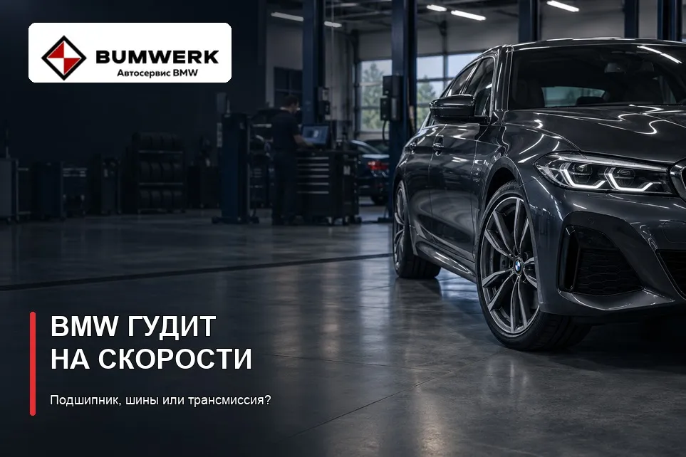 BMW в сервисе: проверка гула на скорости