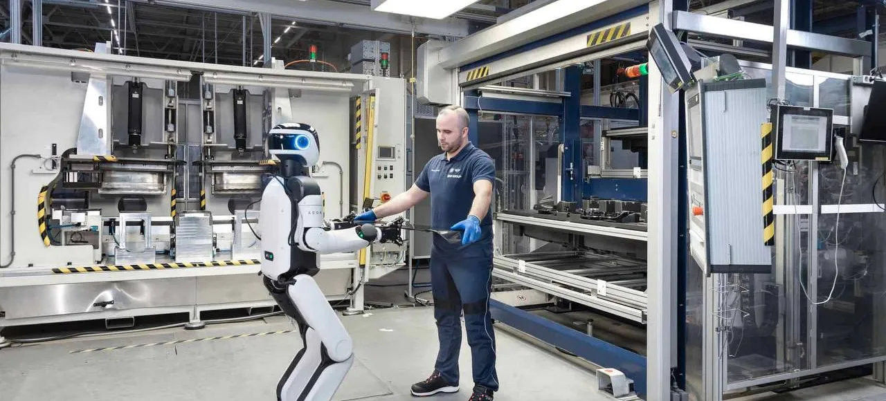 BMW впервые запускает гуманоидных роботов в Европе