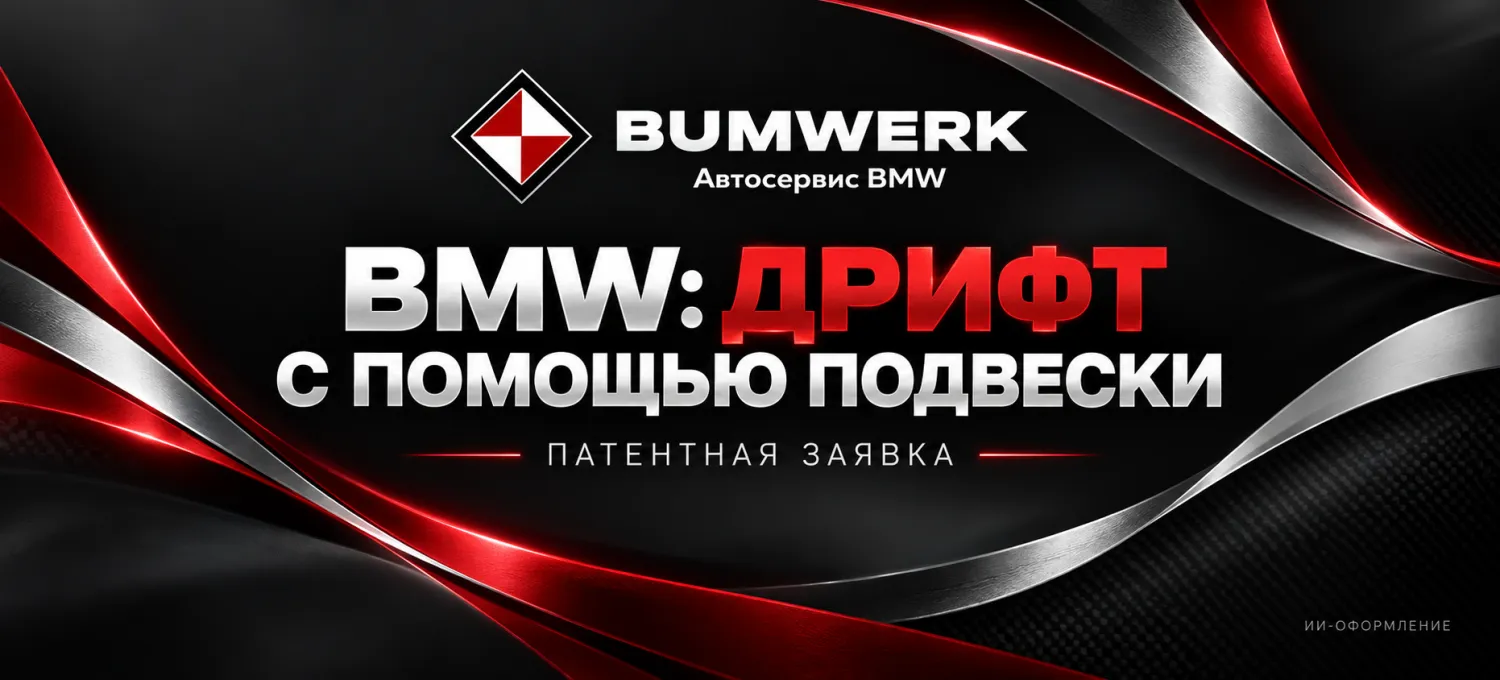 BMW подала заявку на помощь при дрифте за счёт подвески